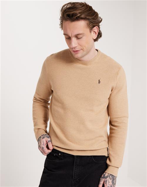 Polo Ralph Lauren Lstxtcnpp-Long Sleeve-Pullover Striktrøjer Beige