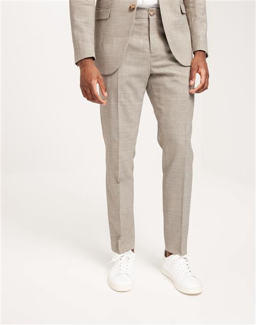 Selected Homme Slhslim-Oasis Linen Trs Noos Hørbukser Beige