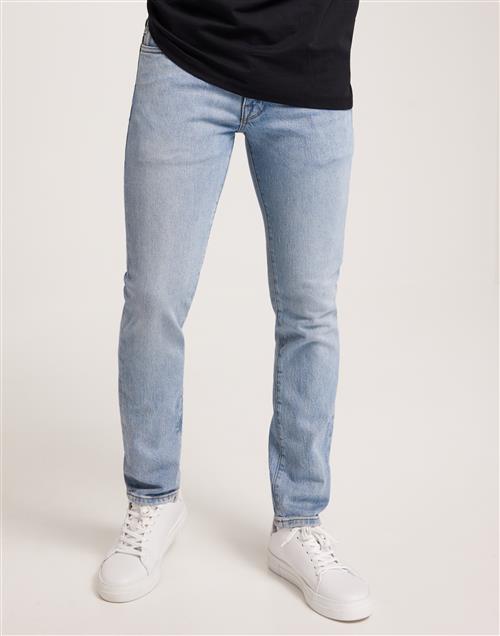 Selected Homme SLH175-Slim Leon 3401 L.B Wash Jns Slim fit jeans Blå