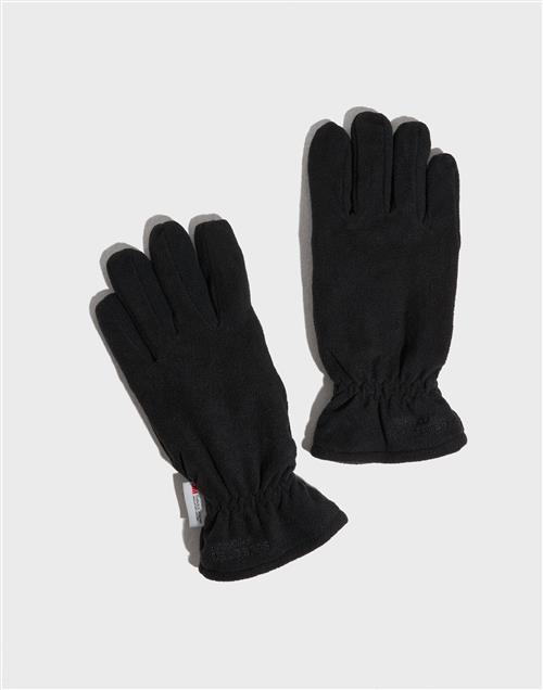 Selected Homme Slhatticus Fleece Gloves B Handsker & Vanter Black