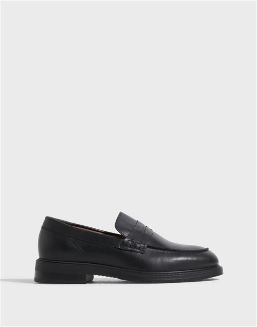 Selected Homme Slhblake Leather Penny Loafer Boots & Støvler Black