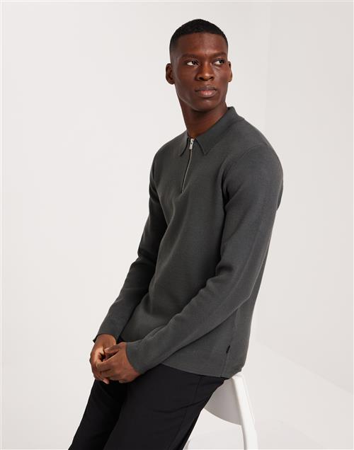 Jack & Jones Jprblastall Knit Half Zip Half zip Black Sand