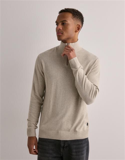 Jack & Jones Jjeemil Knit Half Zip Noos Half zip Beige