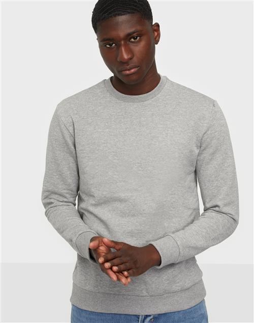 Se Only & Sons Onsceres Crew Neck Noos Sweatshirts Light Grey Melange ved NLY Man