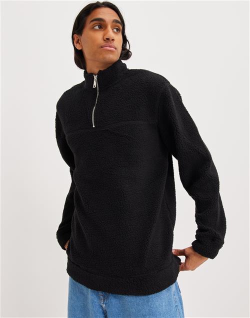 Only & Sons Onsremy Reg 1/4 Zip Swt Trøjer Black