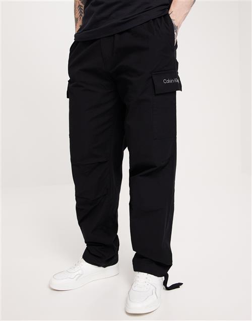 Calvin Klein Jeans Essential Regular Cargo Pant Cargobukser Sort