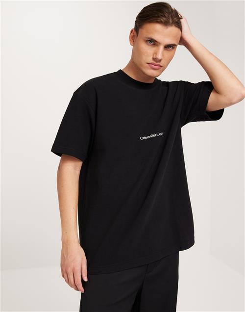 Calvin Klein Jeans Institutional Modern Ottoman Tee T-Shirt & Singletter Sort