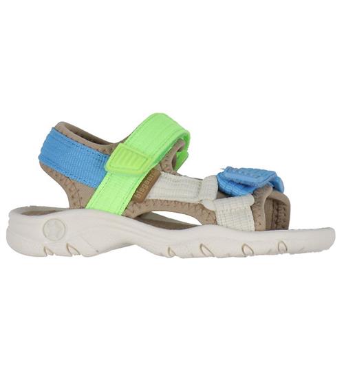 Se Bisgaard Bisgaard Sandaler - Nico - Bright Blue/Green ved KidsWorld