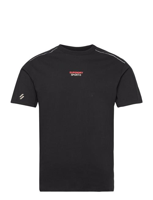 Se Superdry Sport Sport Tech Logo Relaxed Tee Superdry Sport Black ved Booztlet