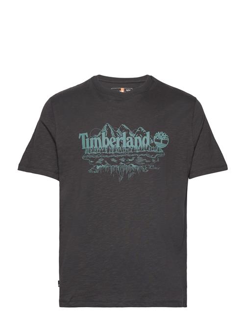 Timberland Short Sleeve Graphic Slub Tee Black Timberland Black