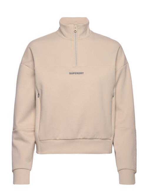 Sport Tech Relaxed Half Zip Superdry Sport Beige