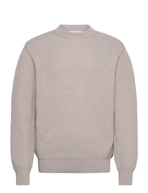 Garment Project Round Neck Knit - Light Grey Garment Project Grey