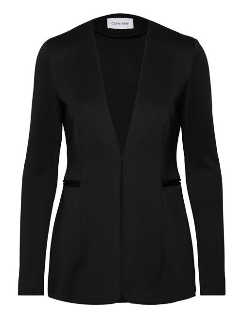 Se Calvin Klein Technical Knit Blazer Calvin Klein Black ved Booztlet