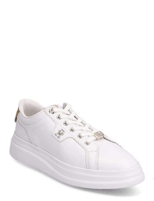 Pointy Court Sneaker Hardware Tommy Hilfiger White