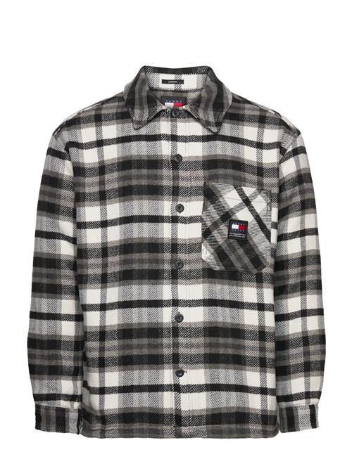 Tommy Jeans Tjm Fleece Lined Check Shirt Ext Tommy Jeans Black