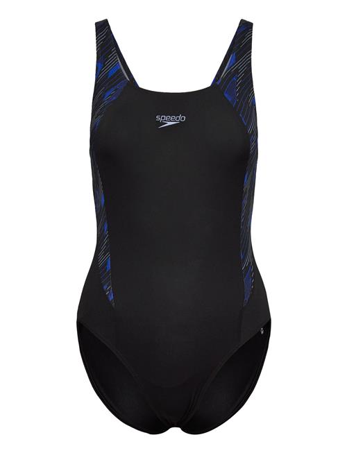 Speedo Womens Hyper Boom Splice Muscleback Speedo Black