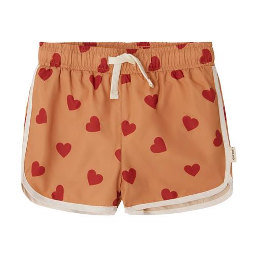 Kuling Lisbon Hjertemønstrete Badebukser Terracotta 110/116 cm  Orange.  110/116 cm  Unisex