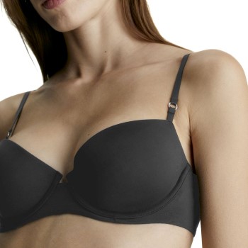 Calvin Klein Bh Minimalist Balconette Bra Sort A 75 Dame