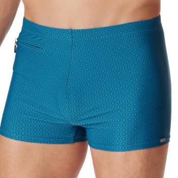 Schiesser Badebukser Aqua Classic Swim Shorts Blå Large Herre