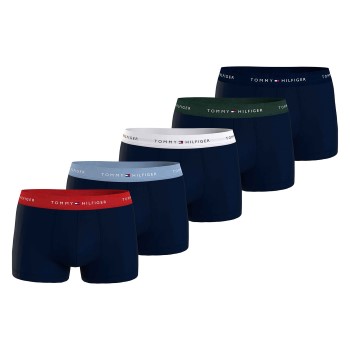 Tommy Hilfiger 5P Signature Cotton Essential Trunk Marineblå bomuld X-Large Herre