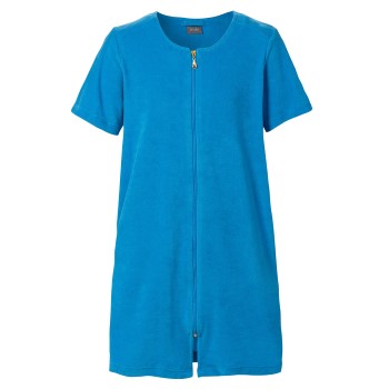 Trofé Trofe Short Sleeved Beachrobe Blå Medium Dame