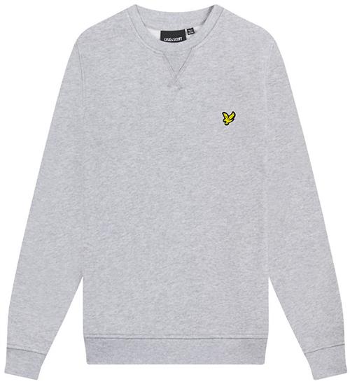 Se Lyle & Scott Lyle & Scott Sweatshirt - Light Grey Marl ved KidsWorld