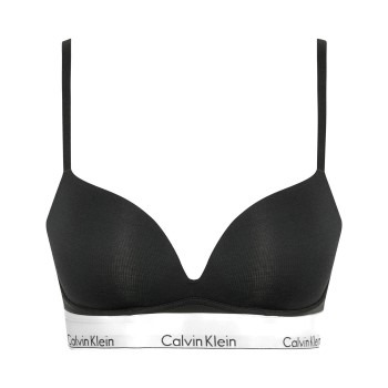 Calvin Klein Bh Plunge Push Up Bra Sort A 80 Dame