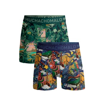 Muchachomalo 2P Rio Boxer Flerfarvet bomuld Medium Herre