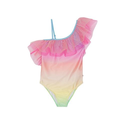 Se Molo Nilla Badedragt Sorbet Rainbow | Lyserød | 152 cm ved Babyshop