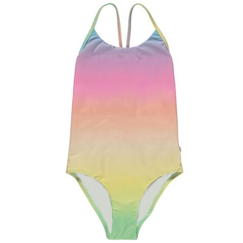 Molo Nanna Badedragt Sorbet Rainbow | Lyserød | 122 cm