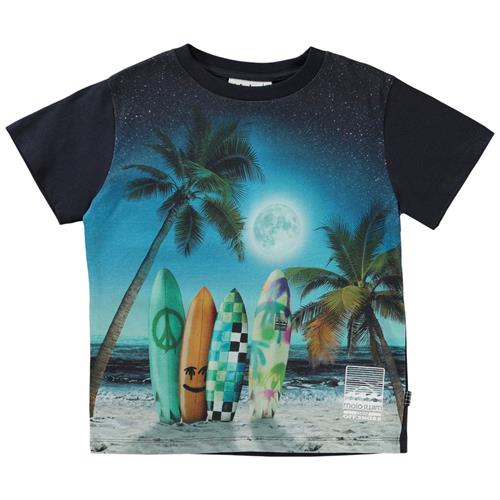 Molo GOTS Rame T-shirt Sunset Surfer | Sort | 92 cm