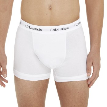 Calvin Klein 3P Cotton Stretch Trunks Hvid bomuld Medium Herre