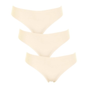 Missya Trusser 3P Seamless string Beige Small Dame