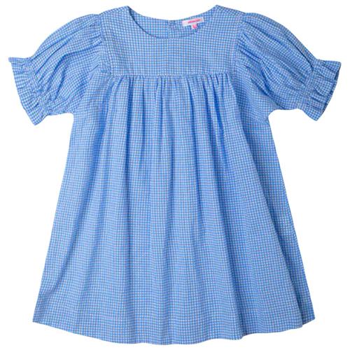 Se Kidsagogo Gea Ternet Kjole Iris Blue | Blå | 6-7 years ved Babyshop