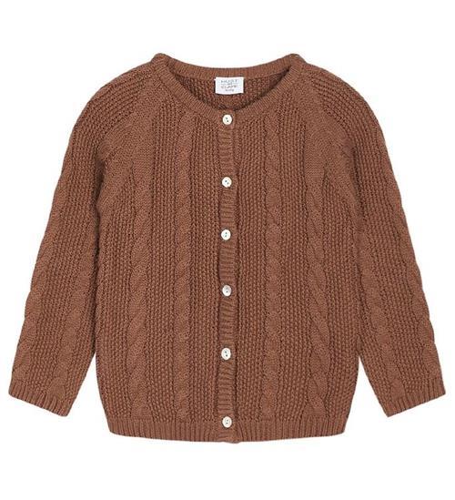 Se Hust and Claire Hust and Claire Cardigan - Strik - Cleo - Brun ved KidsWorld