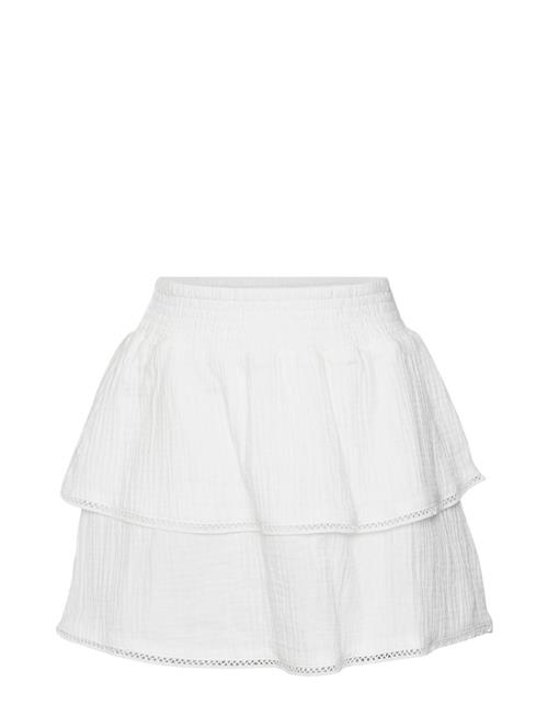 Vero Moda Girl Vmnatali Hw Short Lace Skirt Wvn Girl Vero Moda Girl White