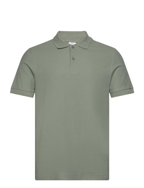 Mango 100 Cotton Pique Polo Shirt Mango Green