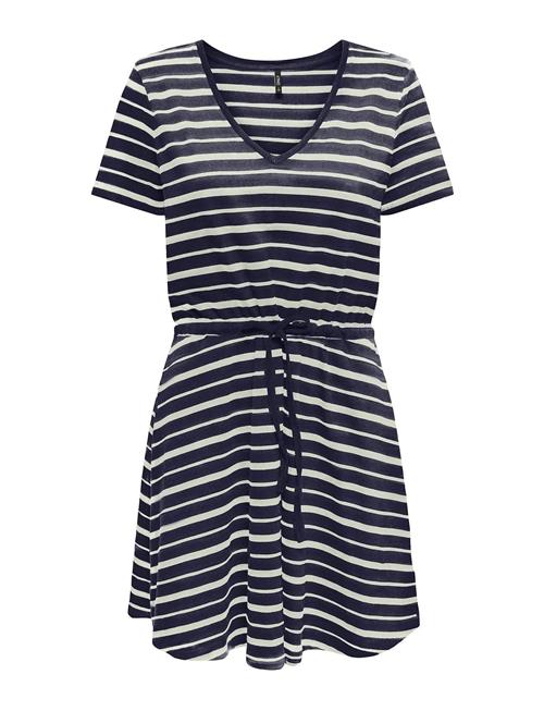 Onlmay S/S V-Neck Short Dress Jrs Noos ONLY Blue