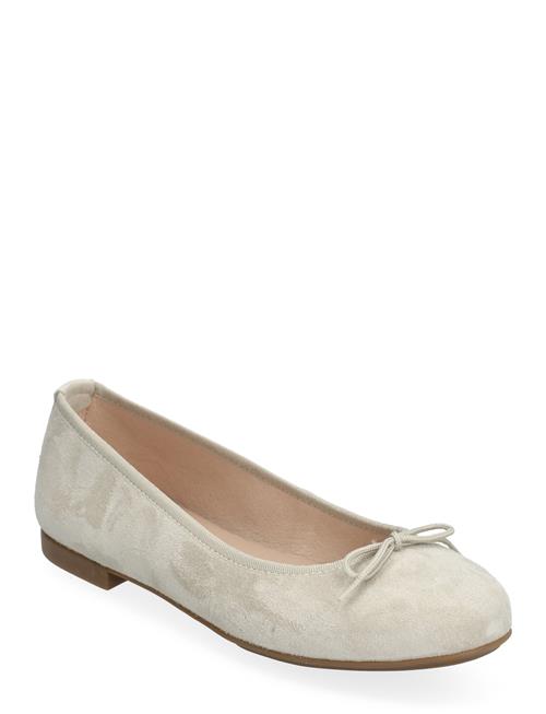 Biamadison Ballerina Suede Bianco White