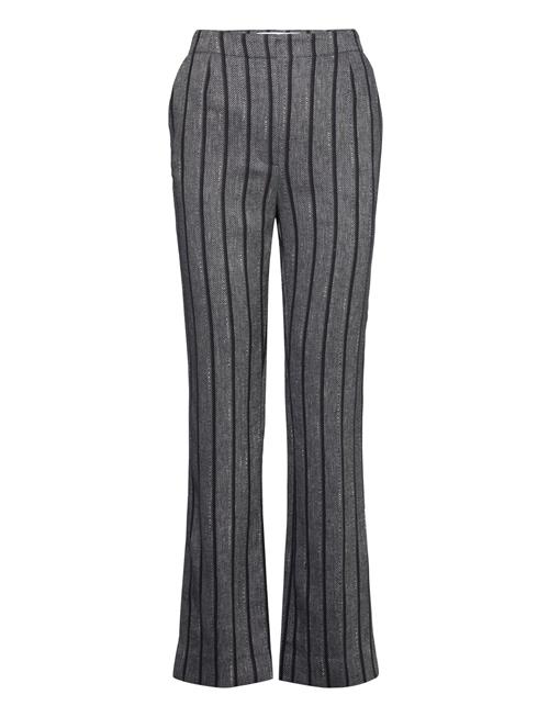 Se Day Birger et Mikkelsen Ally - Cotton Blend Stripe Day Birger Et Mikkelsen Grey ved Booztlet