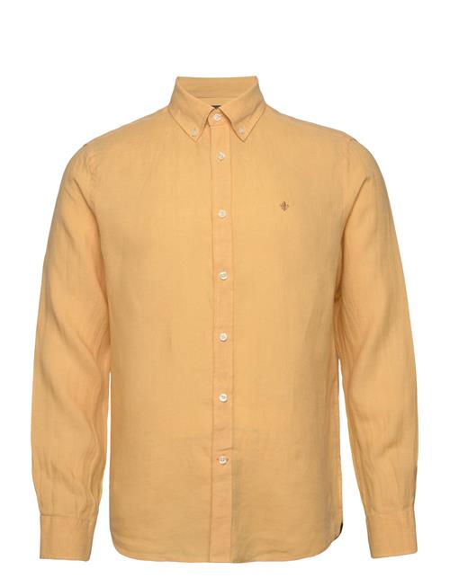 Douglas Linen Bd Shirt Morris Yellow