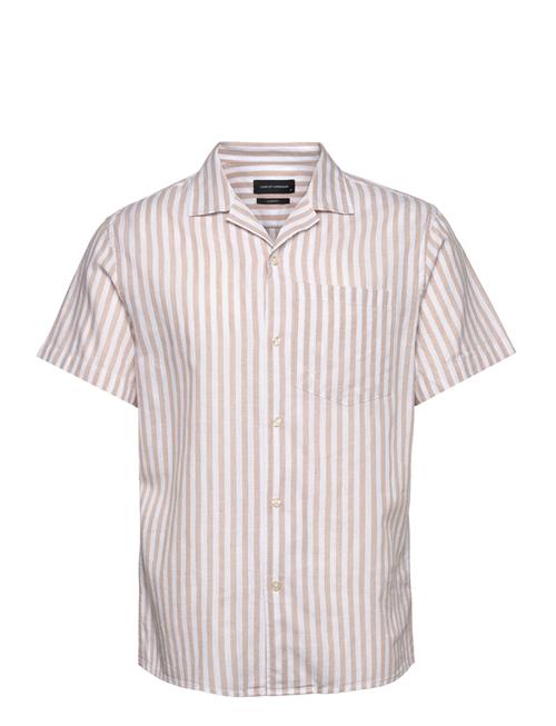 Clean Cut Copenhagen Giles Bowling Striped Shirt S/S Clean Cut Copenhagen Pink