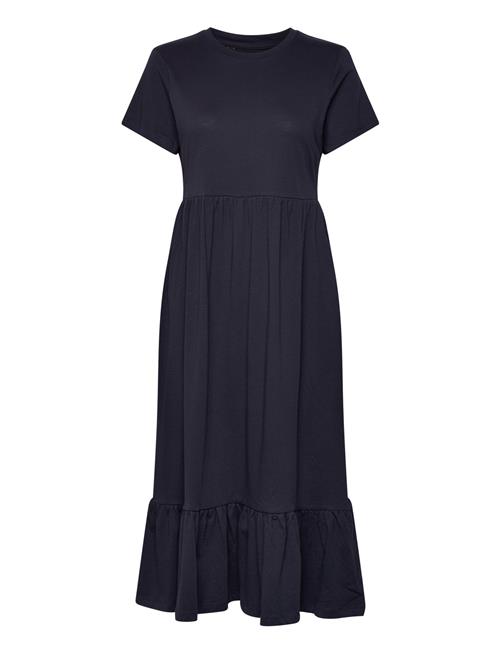 ONLY Onlmay Life S/S Peplum Calf Dress Jrs ONLY Navy