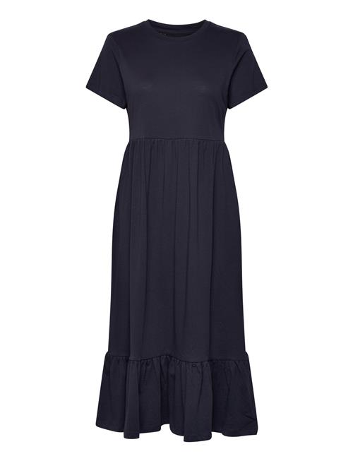 Onlmay S/S Peplum Calf Dress Box Jrs ONLY Navy