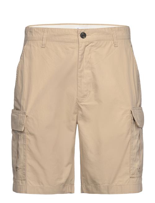 Fig Loose Cargo Poplin Shorts - Got Knowledge Cotton Apparel Cream