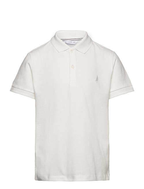 100 Cotton Polo Shirt Mango White