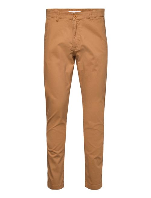 Knowledge Cotton Apparel Luca Slim Chino Pant Gots/Vegan Knowledge Cotton Apparel Brown