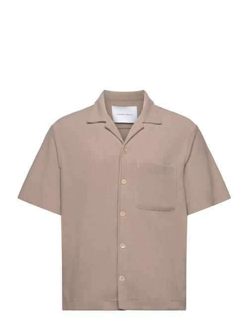 Camp Collar Shirt - Earth Knit Garment Project Beige