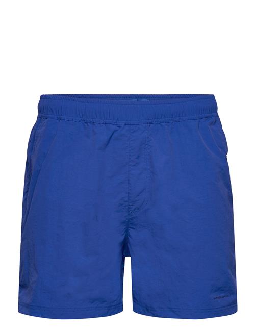 Se Garment Project Tech Shorts - Blue Garment Project Blue ved Booztlet