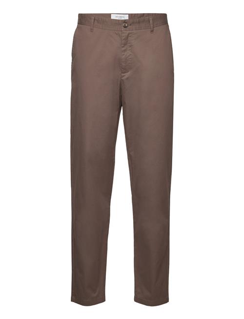 Les Deux Jared Twill Chino Pants Les Deux Brown